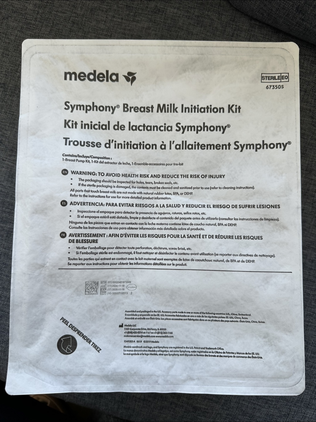 *NEW* Medela Symphony Breast Milk Initiation Kit - photo 2