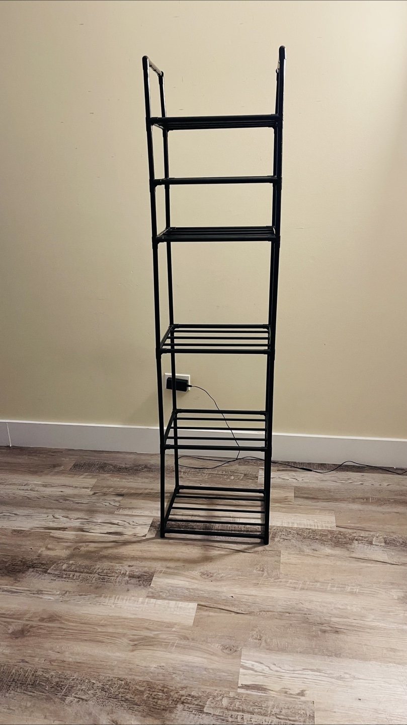 Black 5-Tier Shelf/Rack - photo 2