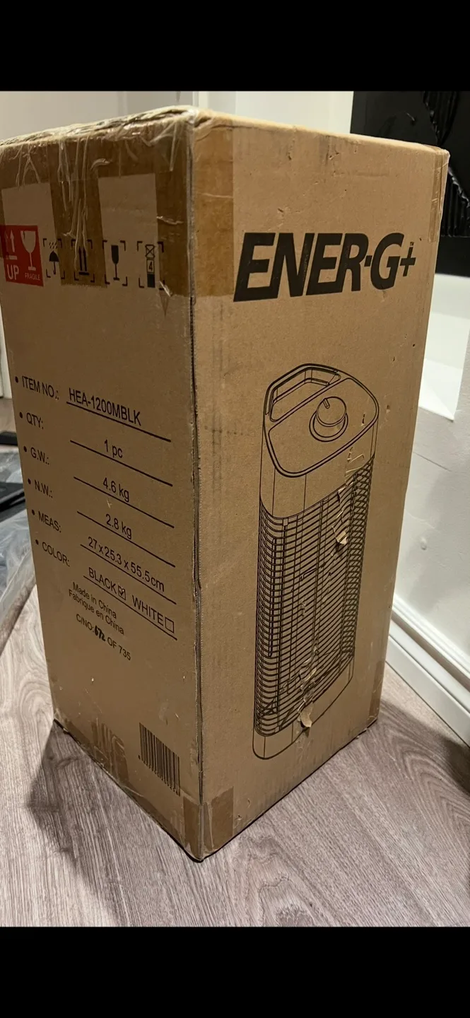 Ener-G+  Electric Outdoor Heater - New in Box thumbnail