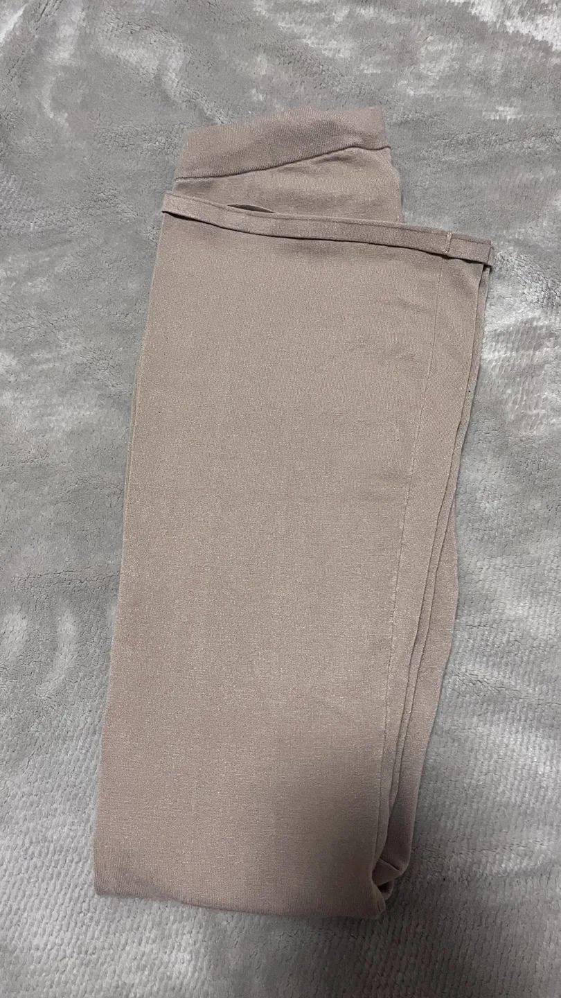 Sun-deh Beige Flare Pants - Size Small image indicator(4)
