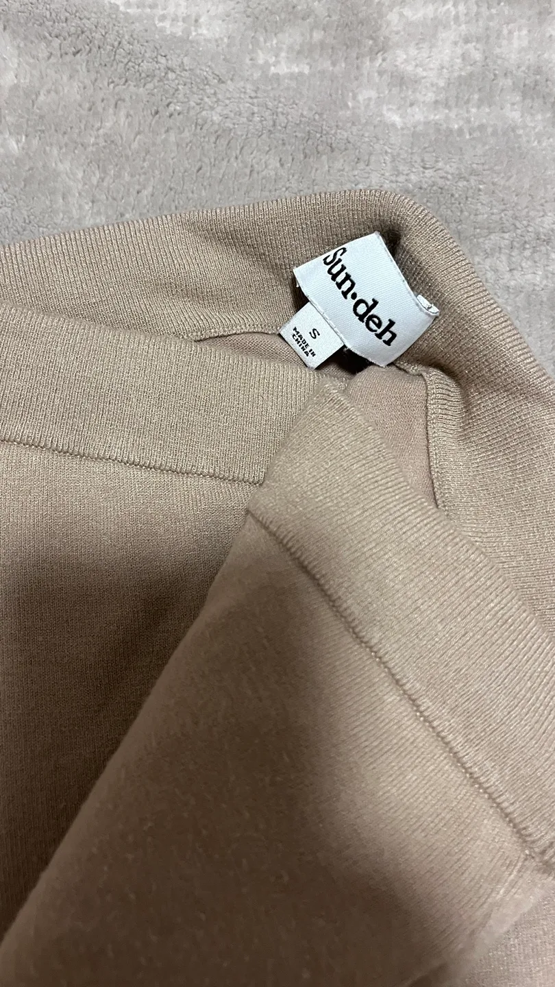 Sun-deh Beige Flare Pants - Size Small image indicator(5)