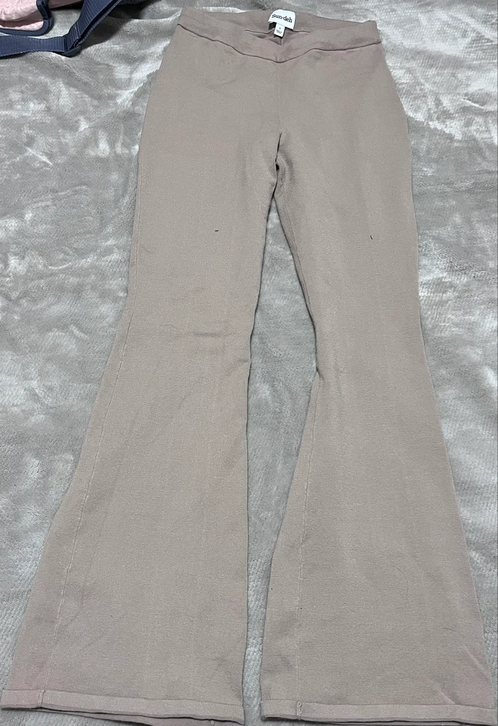 Sun-deh Beige Flare Pants - Size Small image indicator(6)