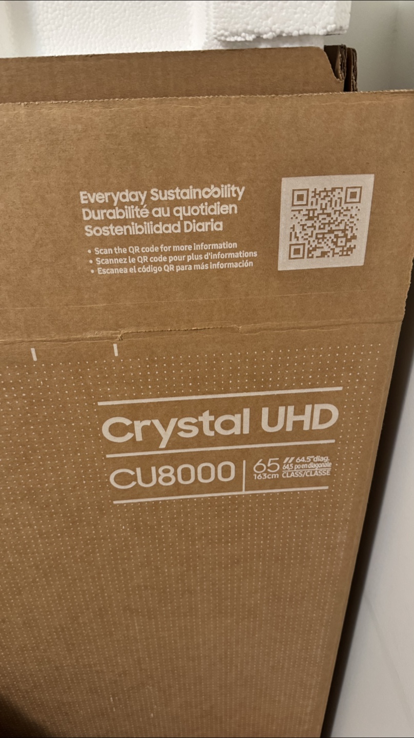 Samsung TV 65" Class Crystal UHD CU8000 - photo 3