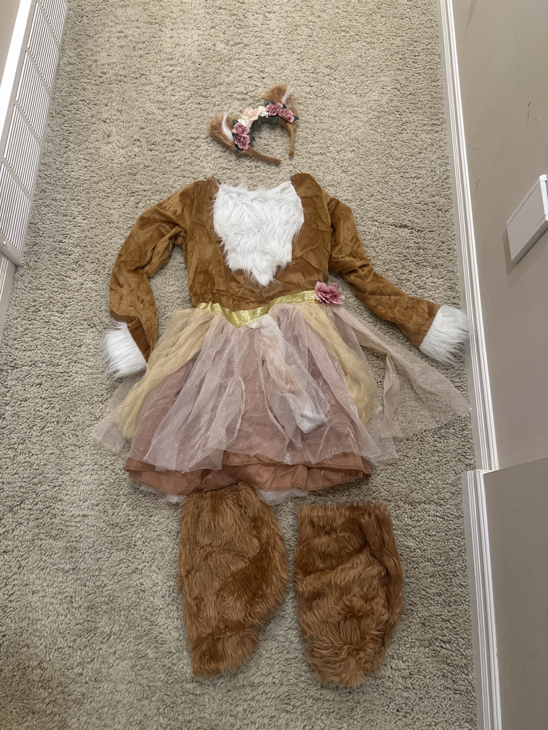 Spirit Halloween Shimmer Fox Costume - Child XLarge 14-16