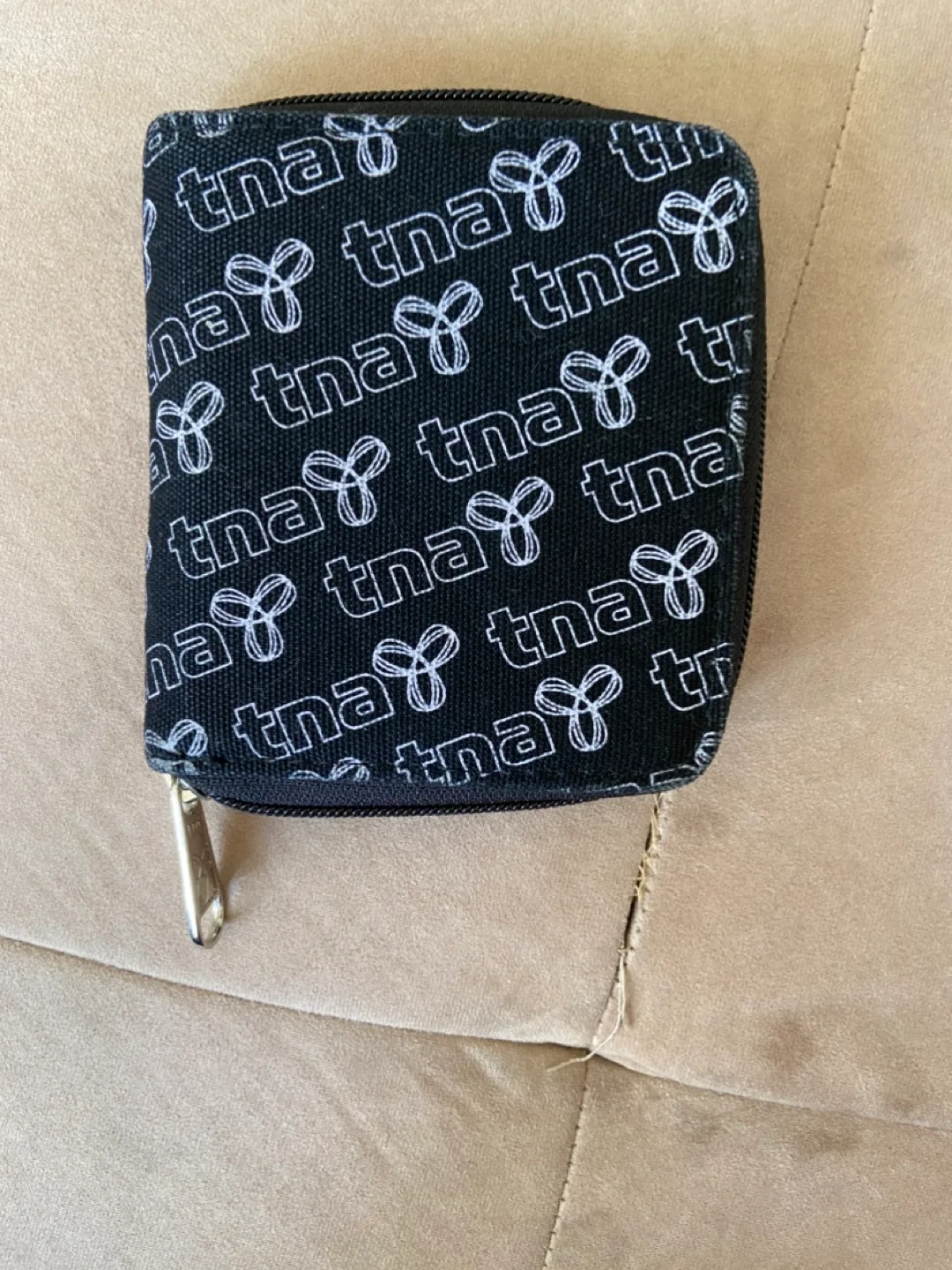 TNA Black Zip-Around Wallet thumbnail