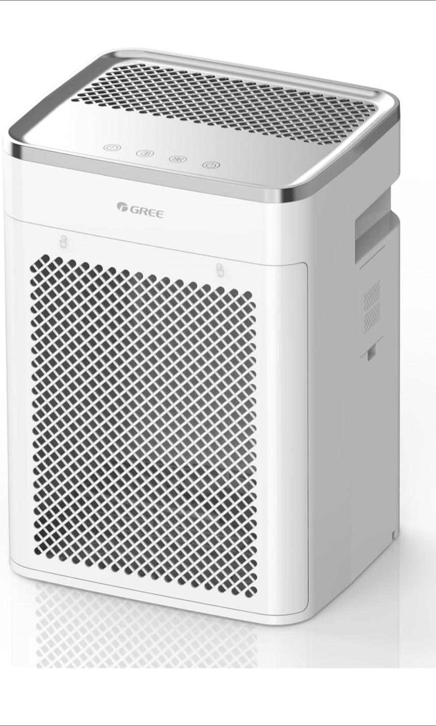 GREE Air Purifier with True HEPA Filter - 400 sq ft Coverage