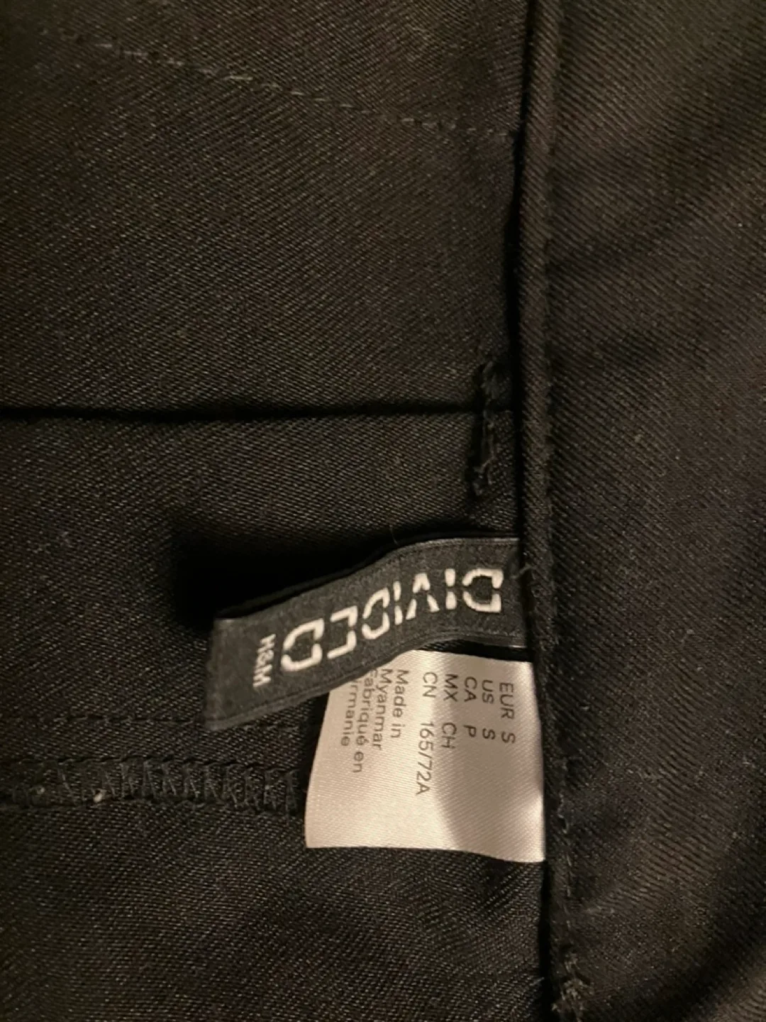 Small Black Pleated short Skirt from H and M. image indicator(2)