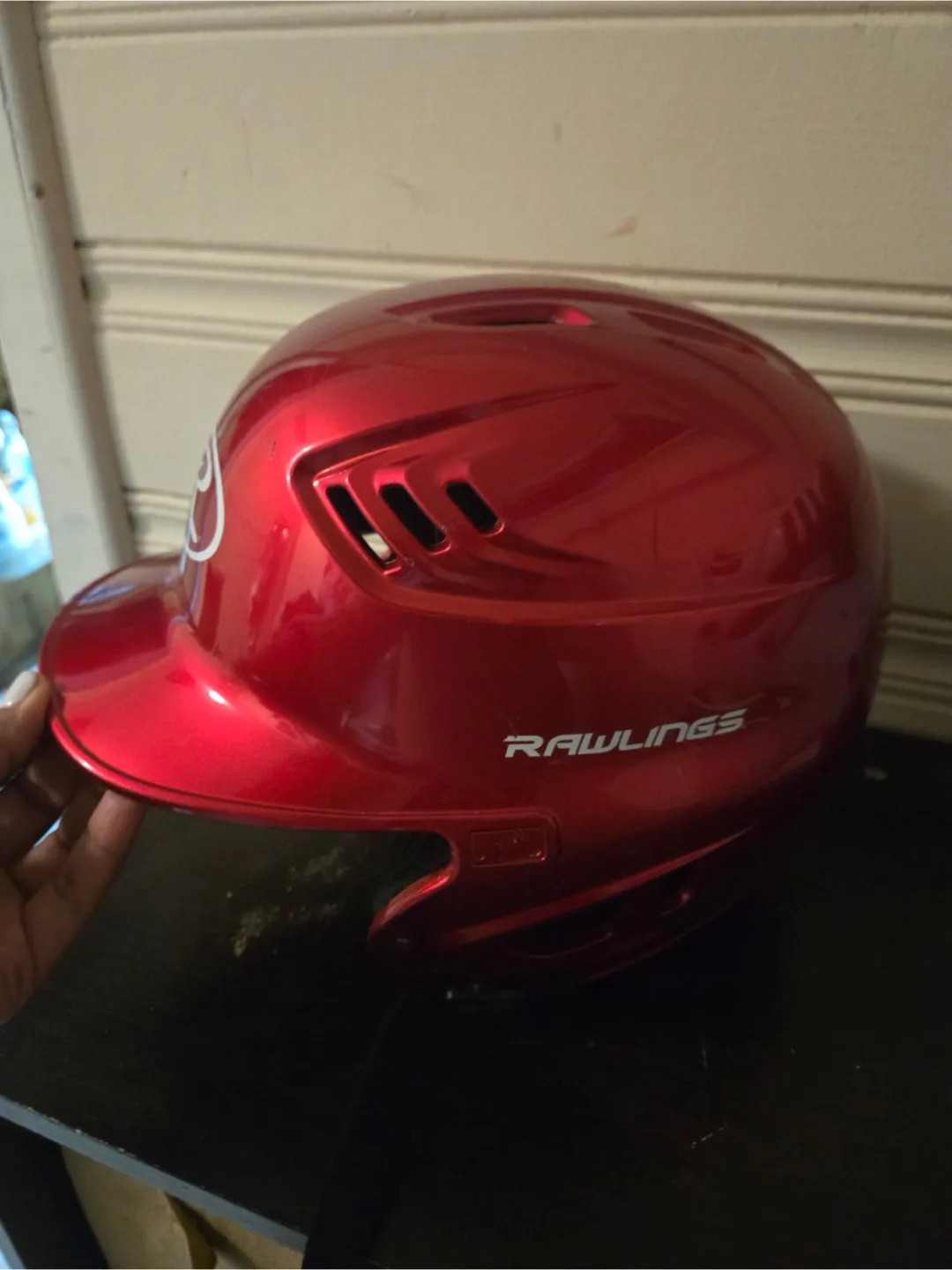 Rawlings Red Youth Baseball Helmet & Bag image indicator(2)