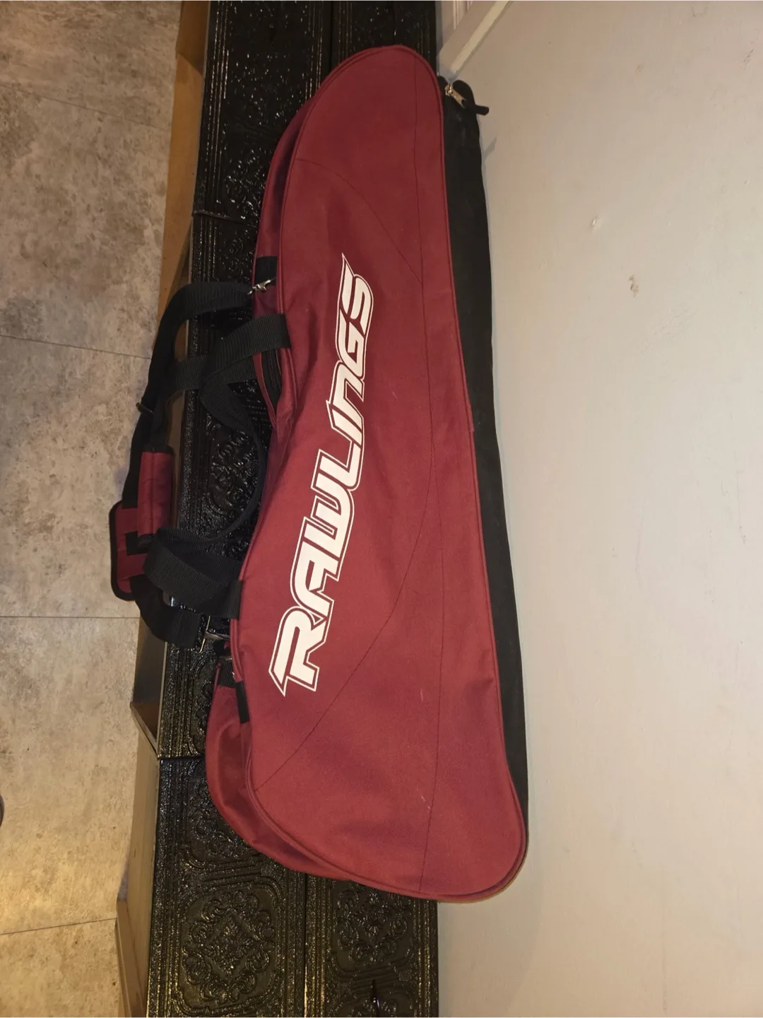 Rawlings Red Youth Baseball Helmet & Bag image indicator(4)