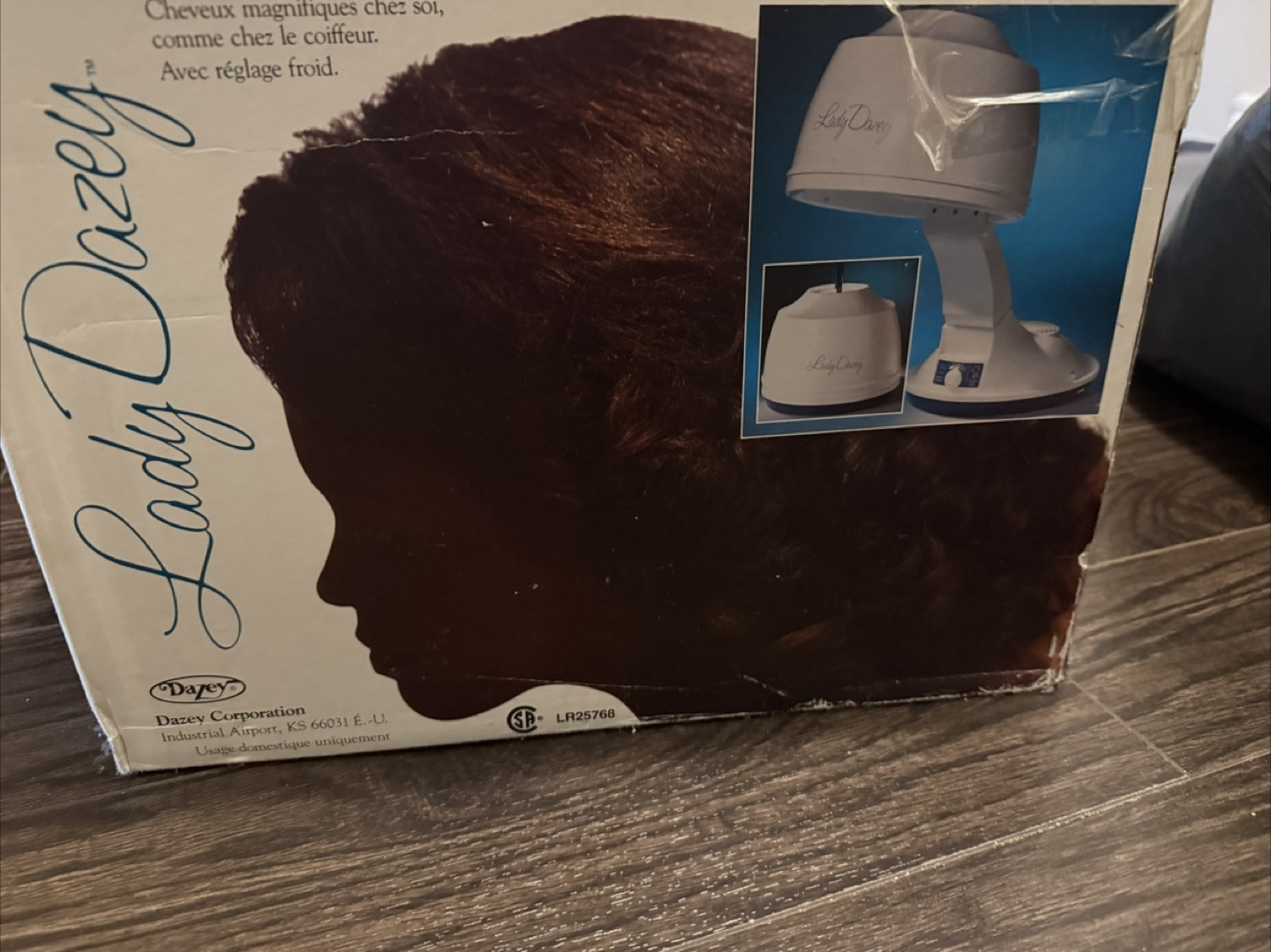 Vintage Lady Dazey hooded hairdryer