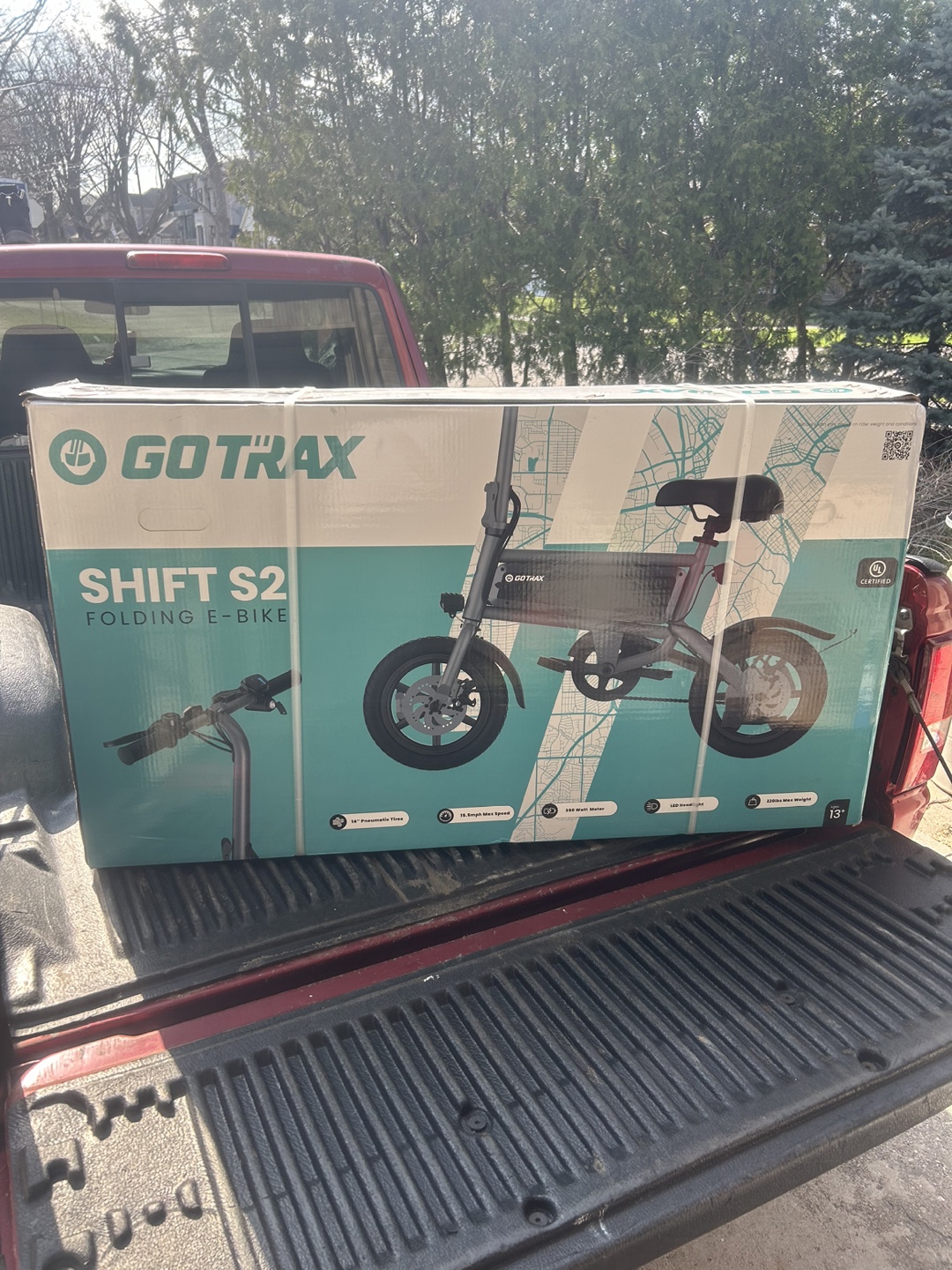 GOTRAX SHIFT S2 Folding E-bike - Brand New in Box