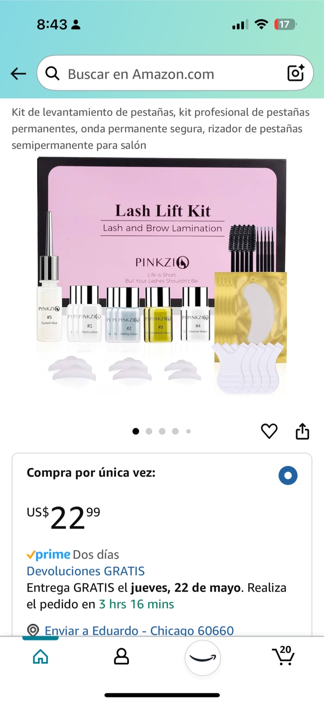 PINKZIO Lash Lift Kit - Eyelash Perm Kit - photo 2