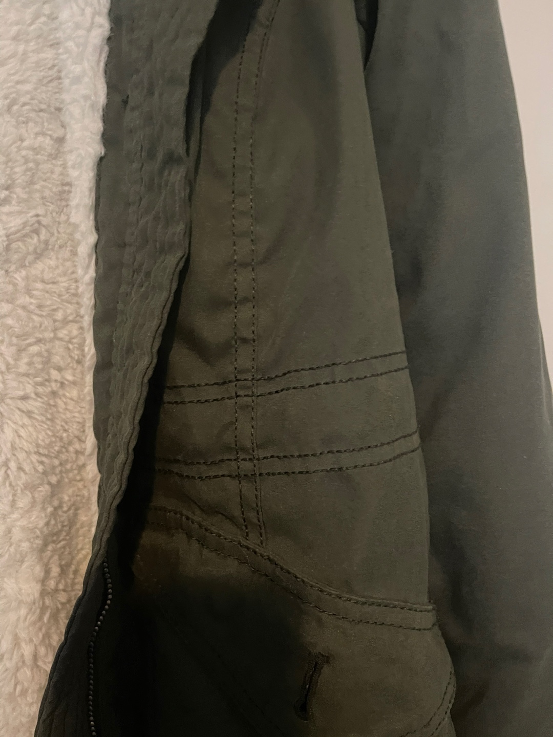 Hollister Co. Olive Green Parka Jacket Size M - photo 3