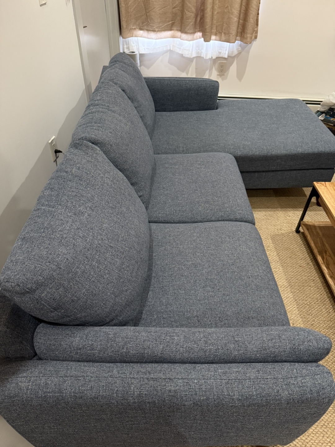 Blue Sectional Sofa - photo 4