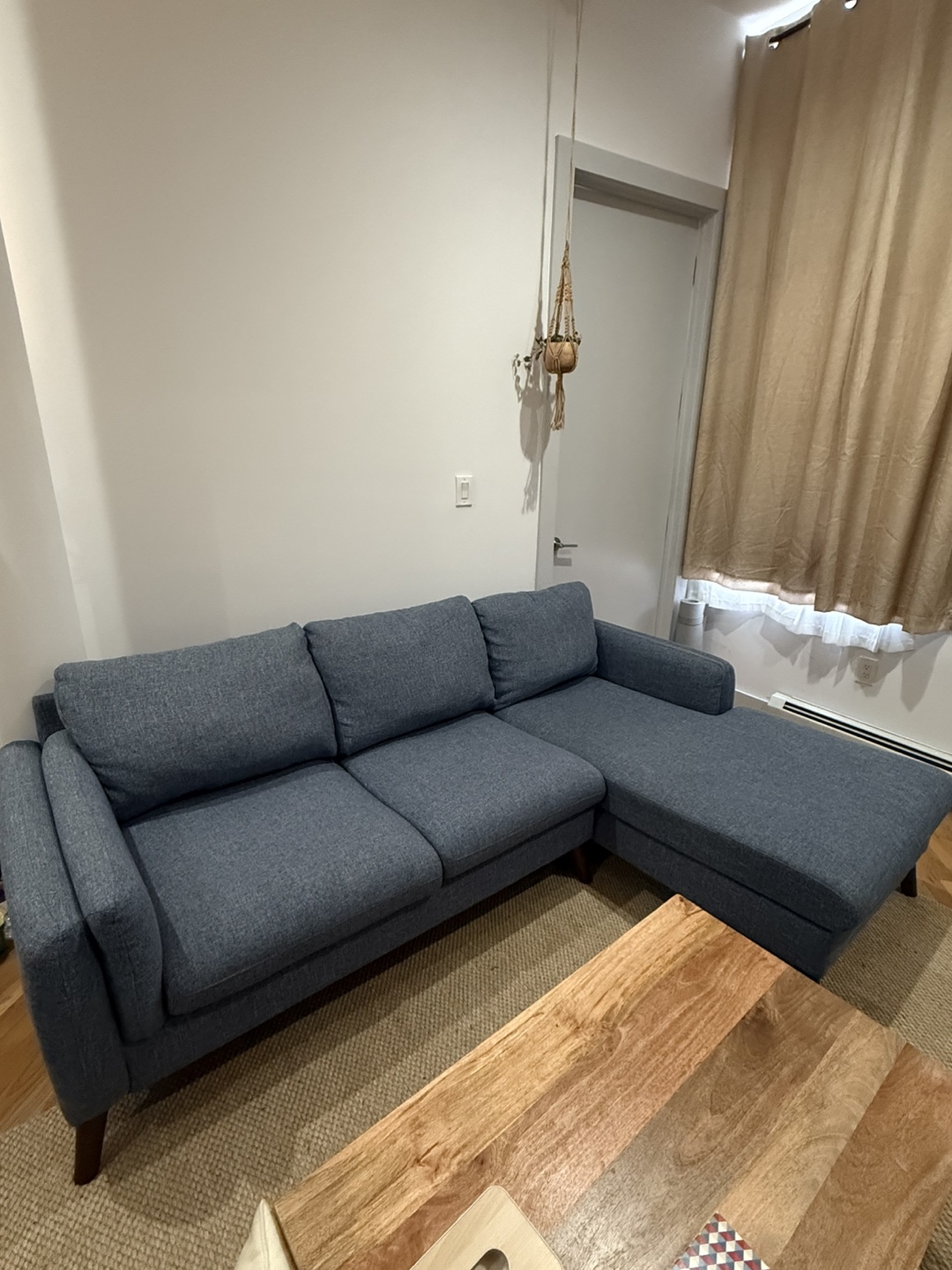Blue Sectional Sofa - photo 2