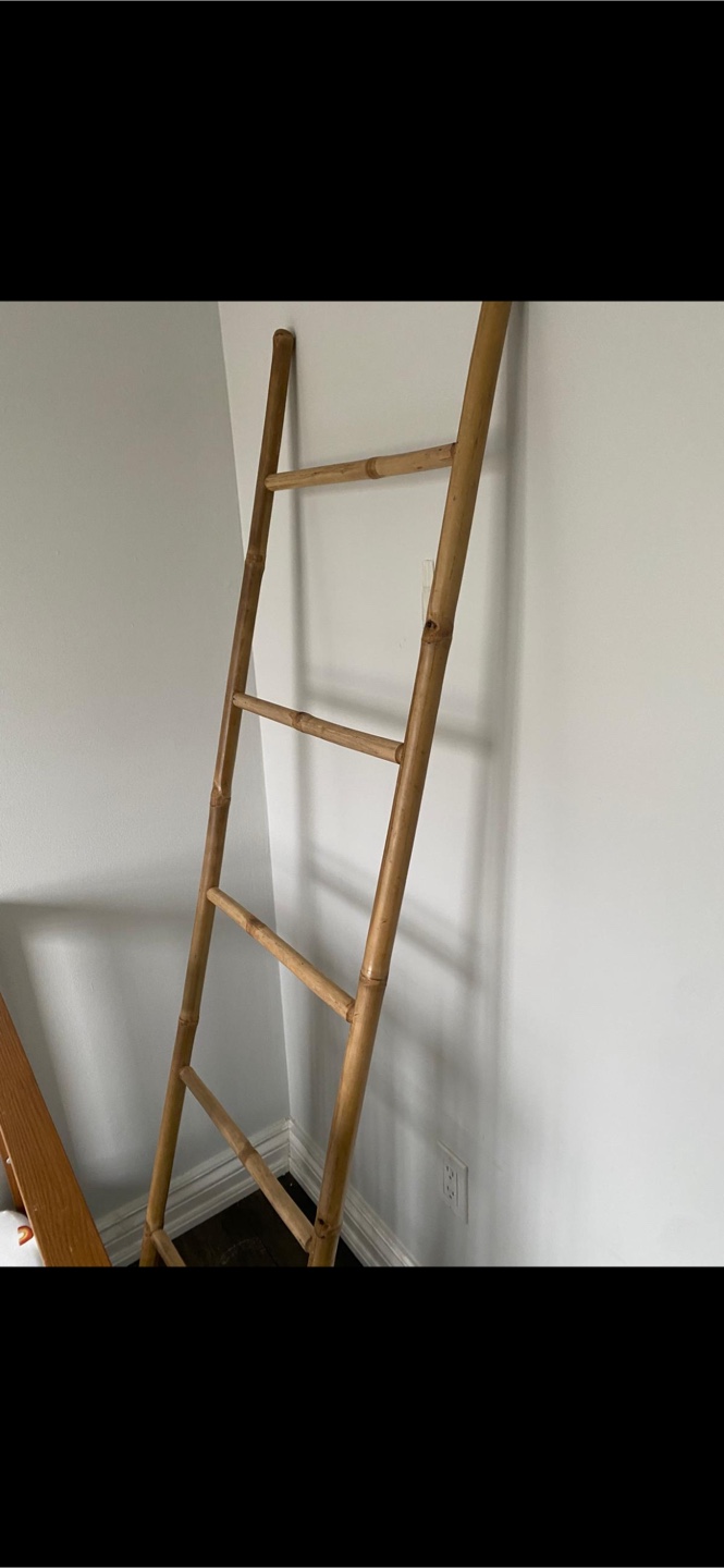 Bamboo Blanket Ladder - photo 2