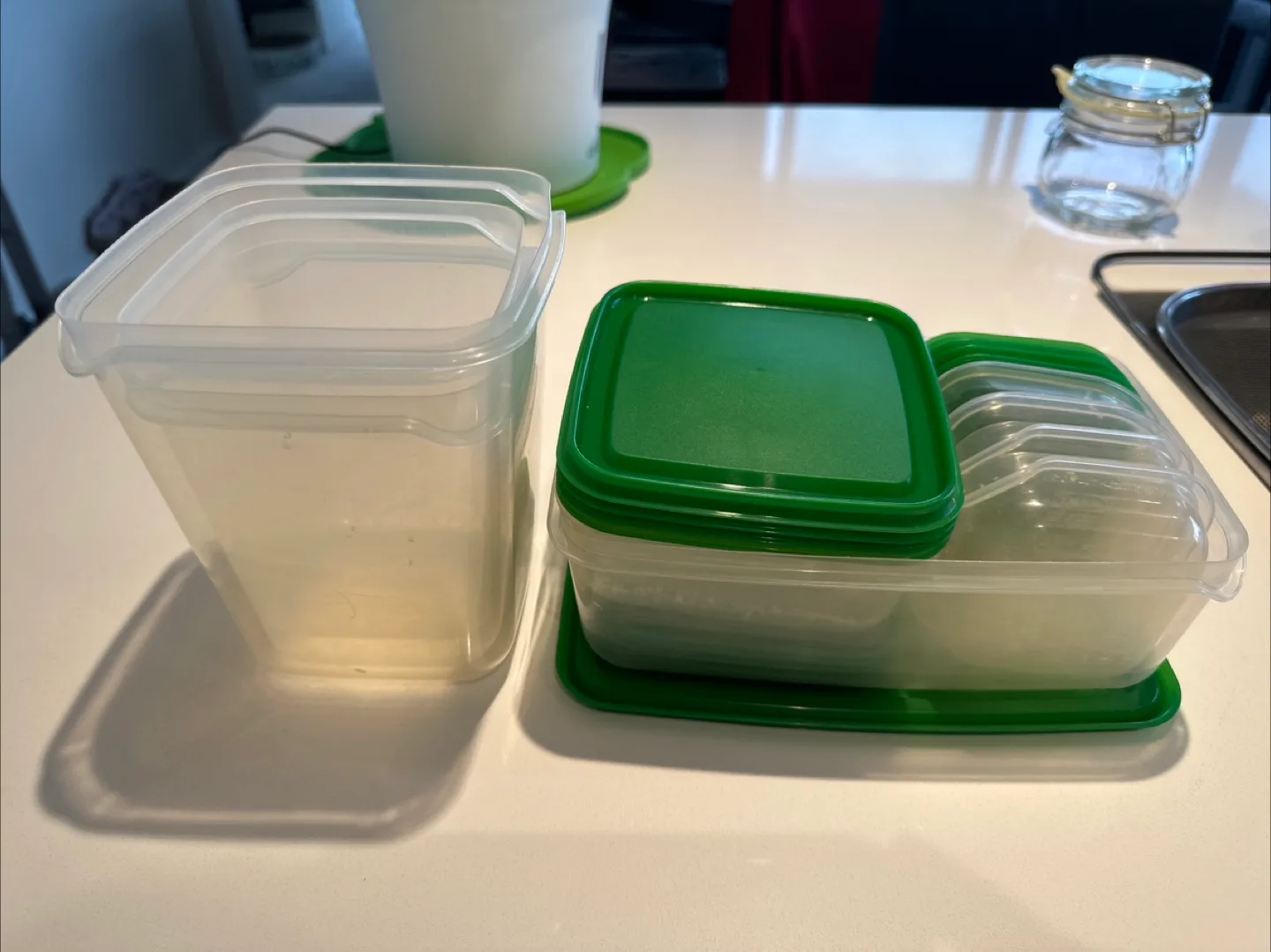 Set of ikea Plastic Food Storage Containers thumbnail