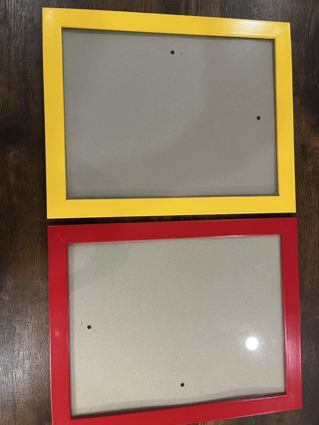 Two colourful children’s picture frames