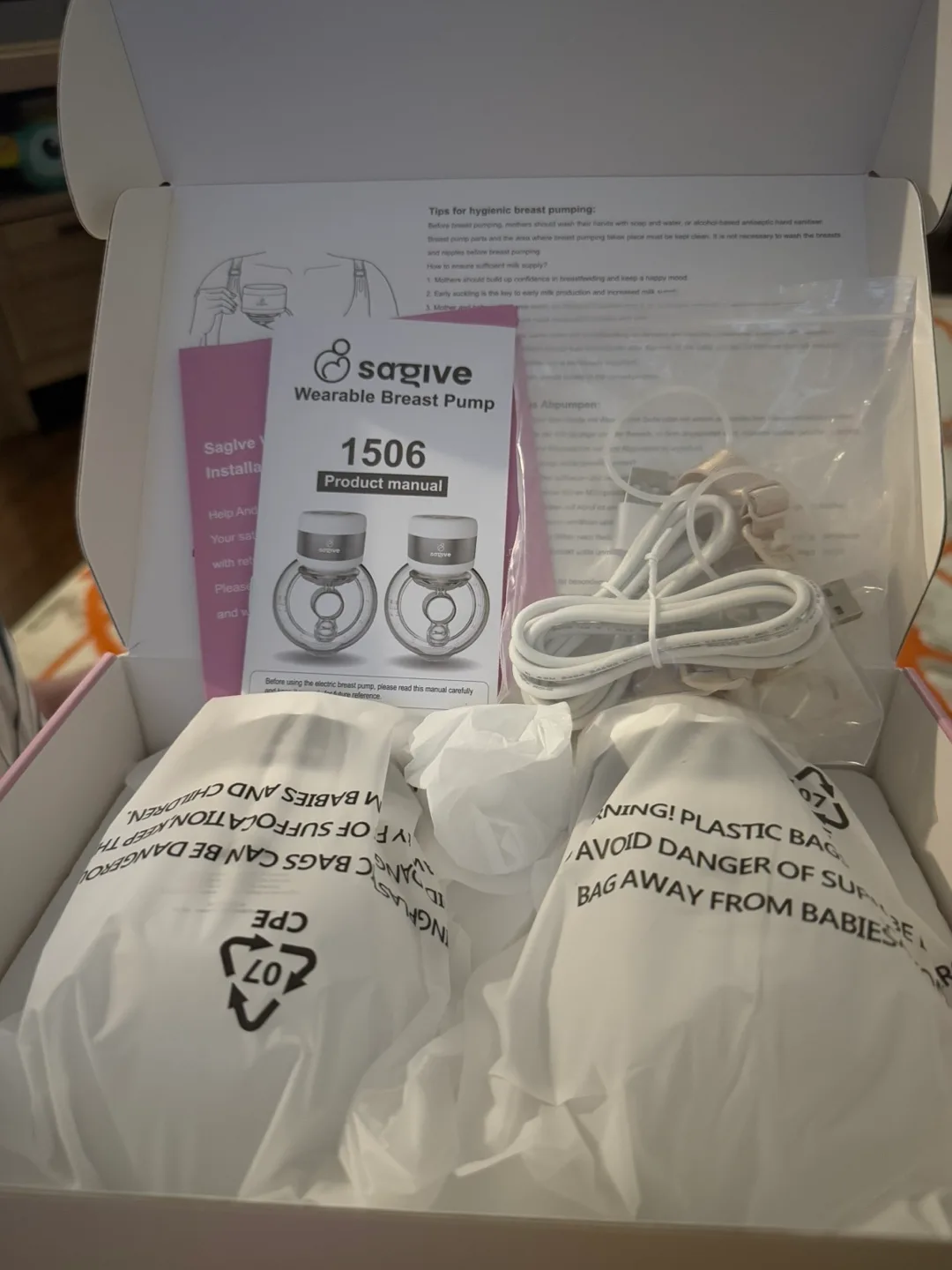 Sagive Wearable Breast Pump - ABP-1506 thumbnail