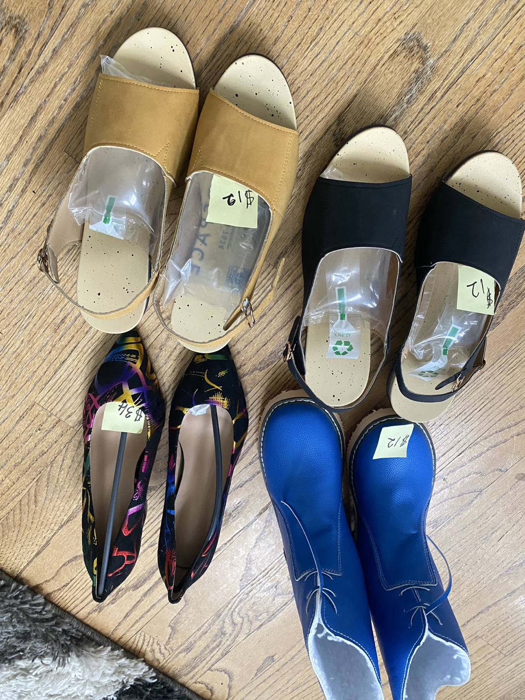 Women's Shoes Bundle - Sandals, Pumps, Boots