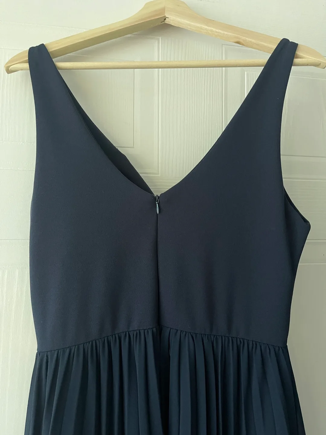 Wal G Navy Blue Sleeveless Evening Cocktail Dress size 10 image indicator(6)