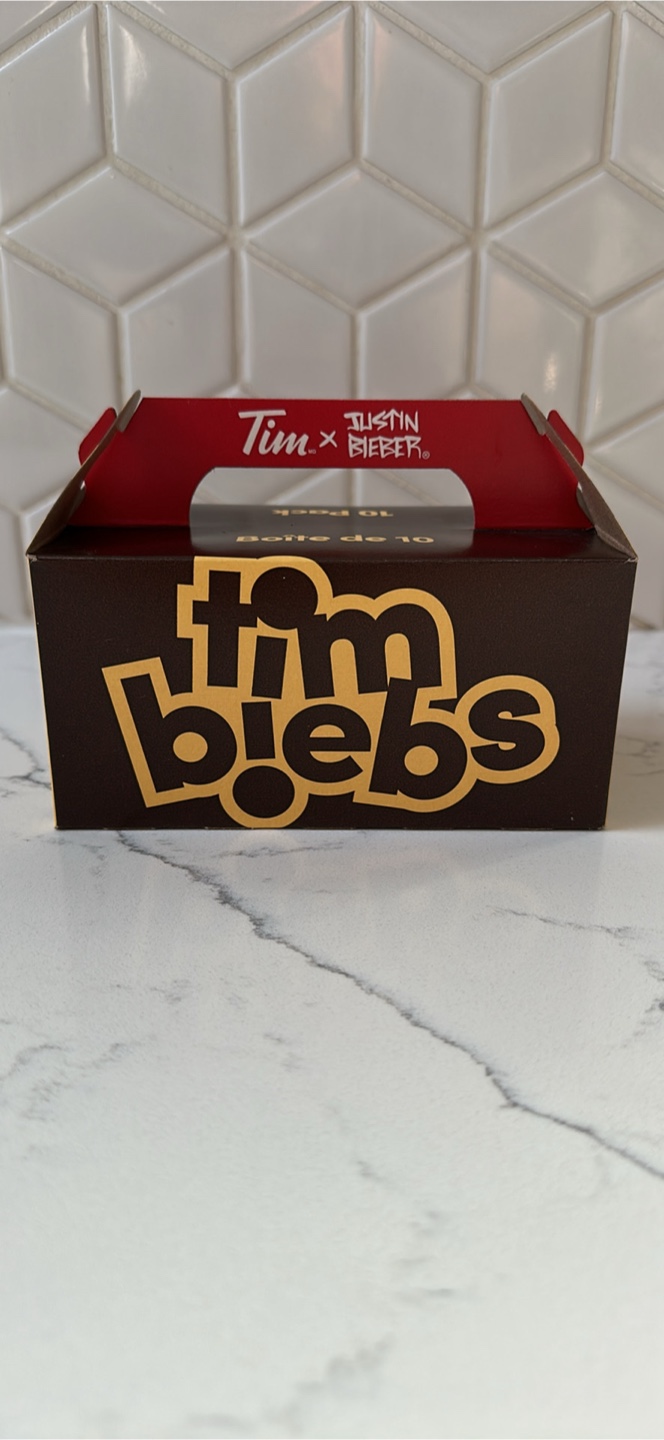 TimBiebs Tim Hortons x Justin Bieber Box of 10 - photo 2