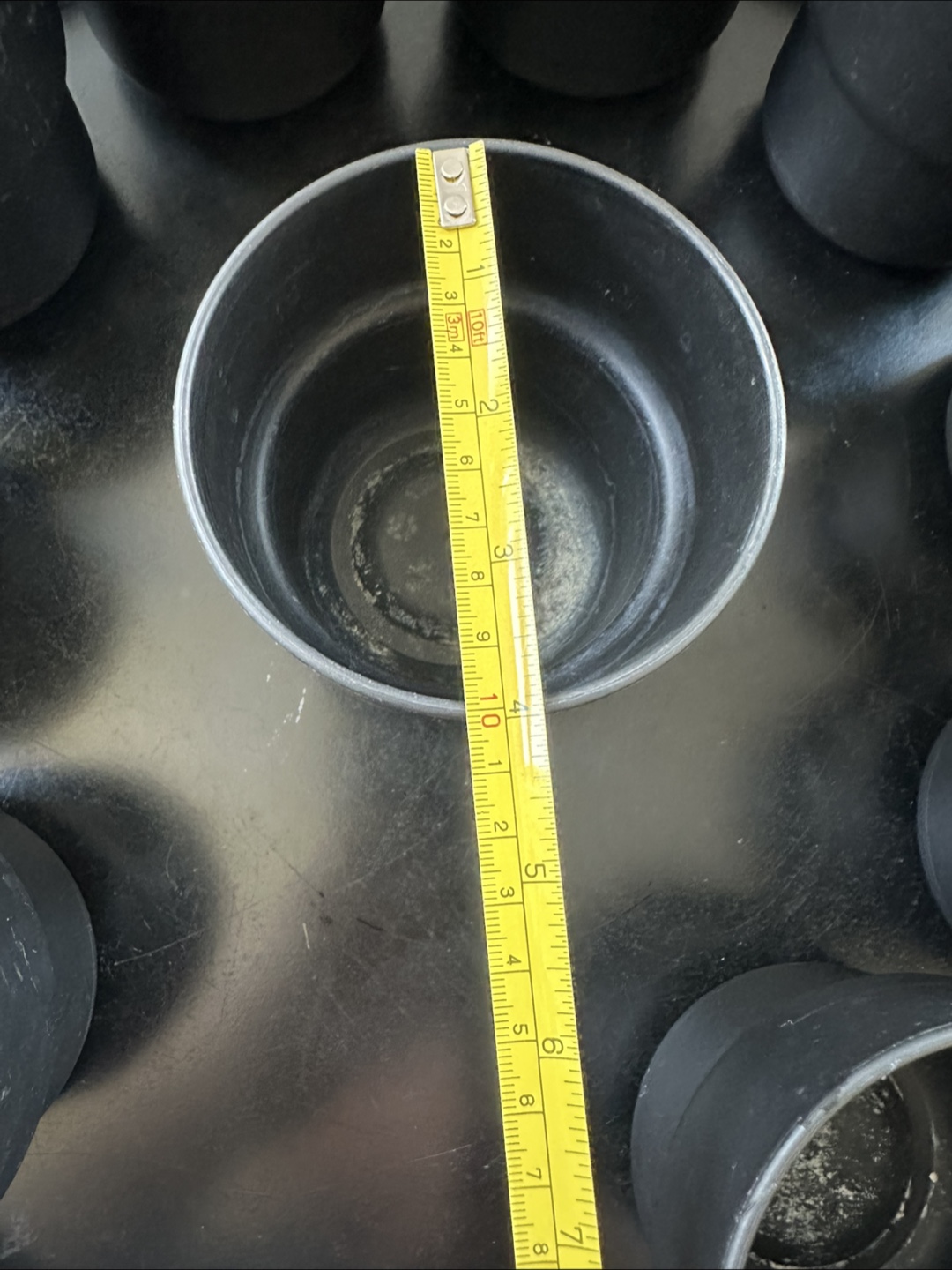 10 IKEA Förenlig Black Plastic Pots - photo 5