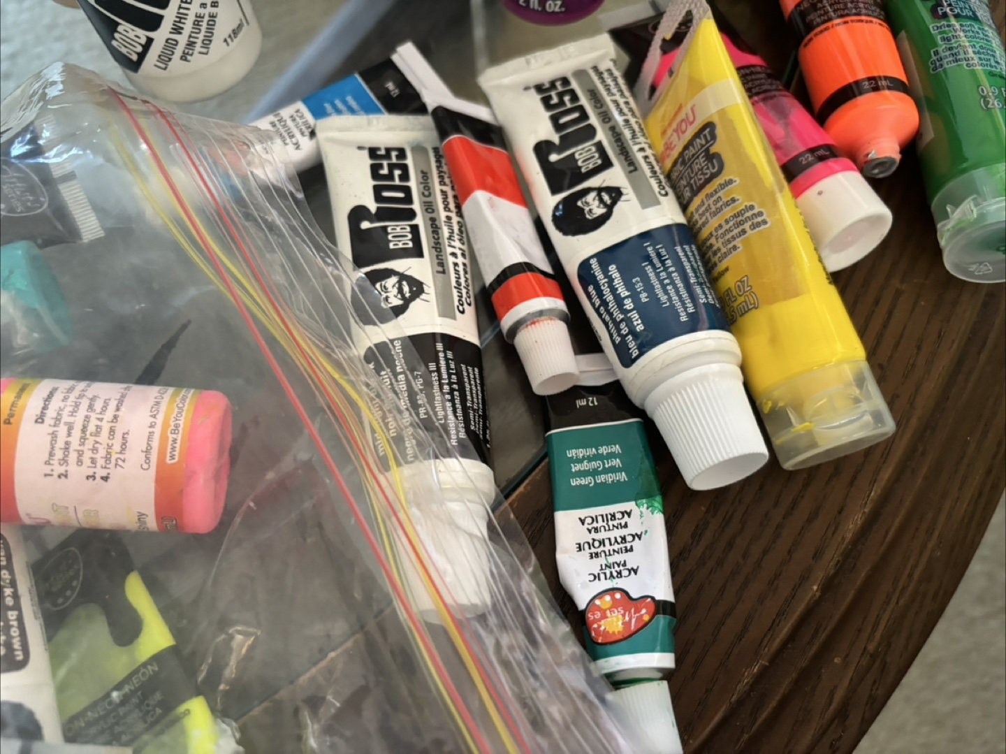 Huge Acrylic Paint Lot - DecoArt, Bob Ross, & More! - photo 3