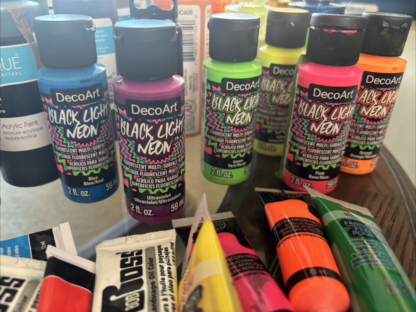 Huge Acrylic Paint Lot - DecoArt, Bob Ross, & More! - photo 4