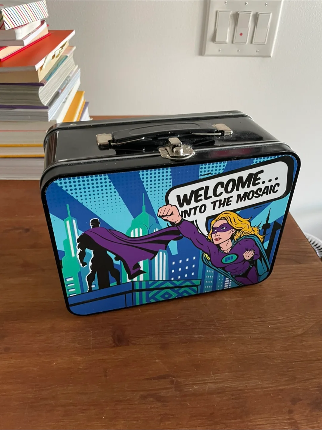 Metal Lunchbox - Superhero Design thumbnail