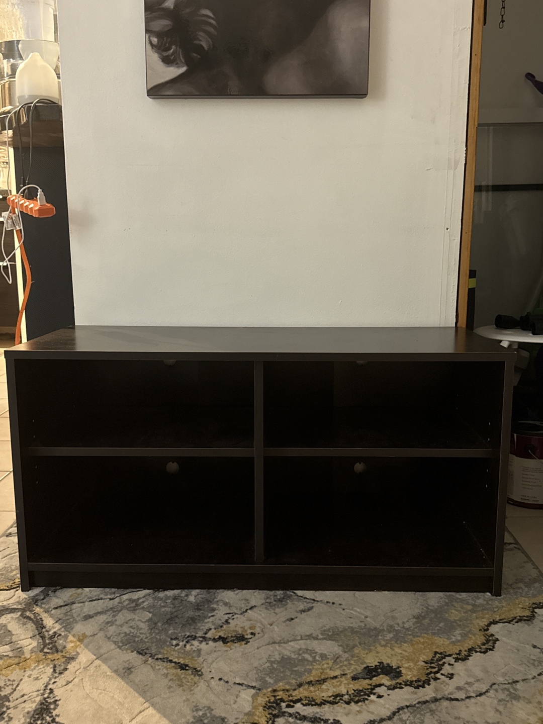 Dark Brown Wooden Shoe Rack - photo 2