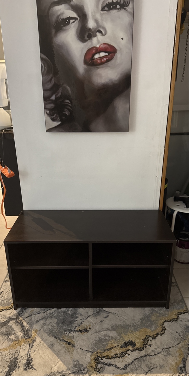Dark Brown Wooden Shoe Rack