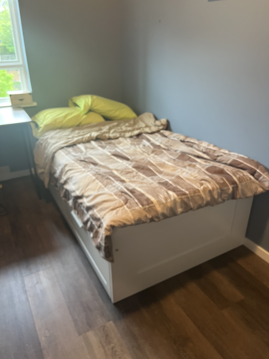 IKEA Twin-Size Bed Frame with Storage Drawer