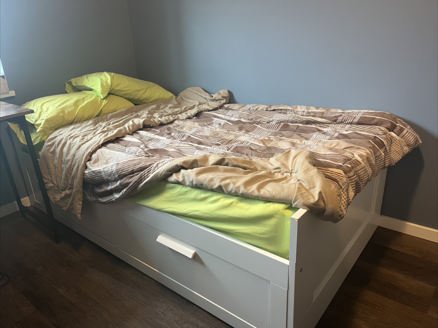 IKEA Twin-Size Bed Frame with Storage Drawer - photo 3
