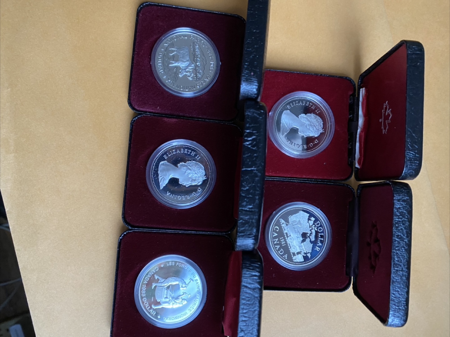 Collection of Canadian Silver Dollar Coins - photo 2