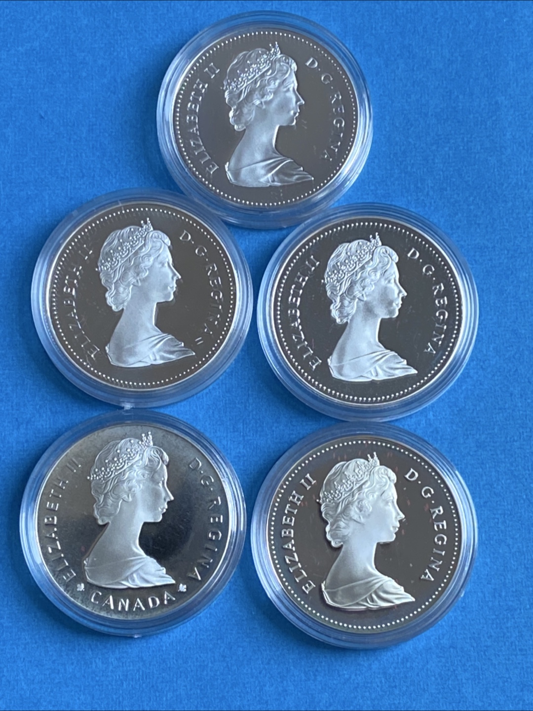 Collection of Canadian Silver Dollar Coins