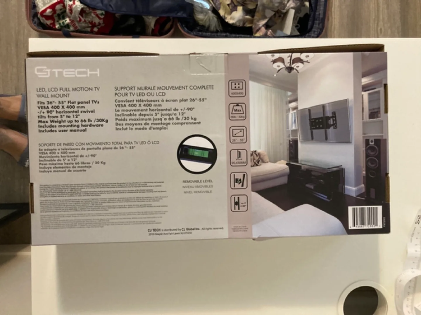 CJ TECH Full Motion TV Wall Mount (FM72902) 26-55 inch thumbnail