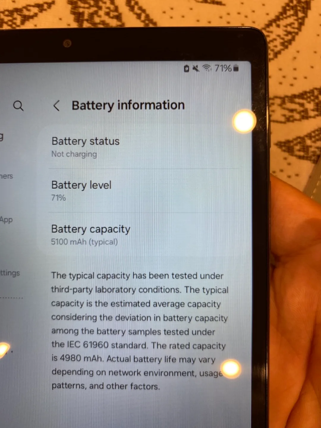 (READ A DESCRIPTION) Samsung Galaxy Tab A7 Lite – $110 image indicator(6)