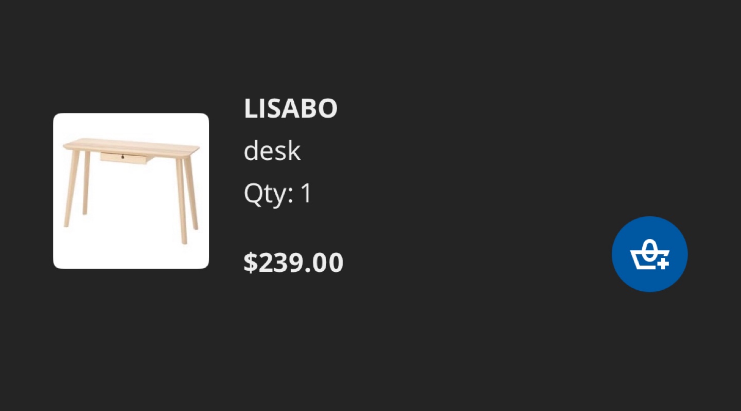 IKEA LISABO Desk - Ash Veneer - photo 3