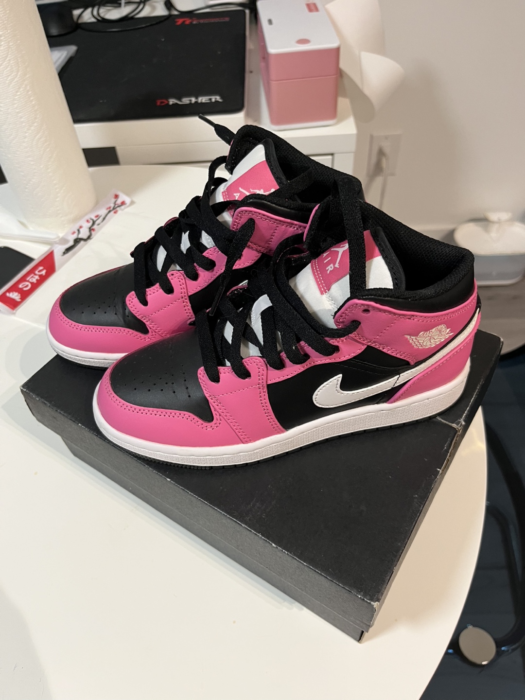 M Nike Air Jordan 1 Mid Pinksicle (GS)