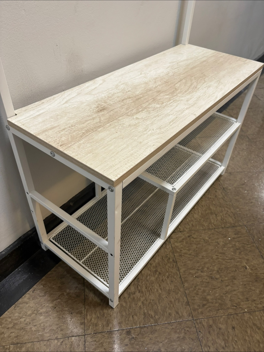 Hall Tree with Bench and Shoe Storage - photo 3