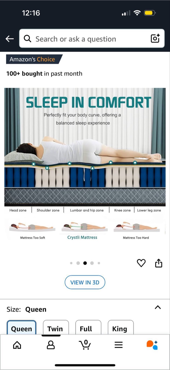 Crystall Mattress - Queen Size - photo 3