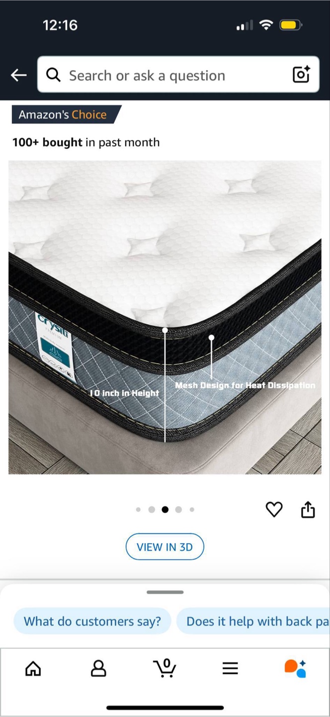 Crystall Mattress - Queen Size - photo 4