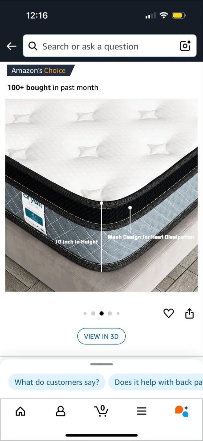 Crystall Mattress - Queen Size image indicator(4)