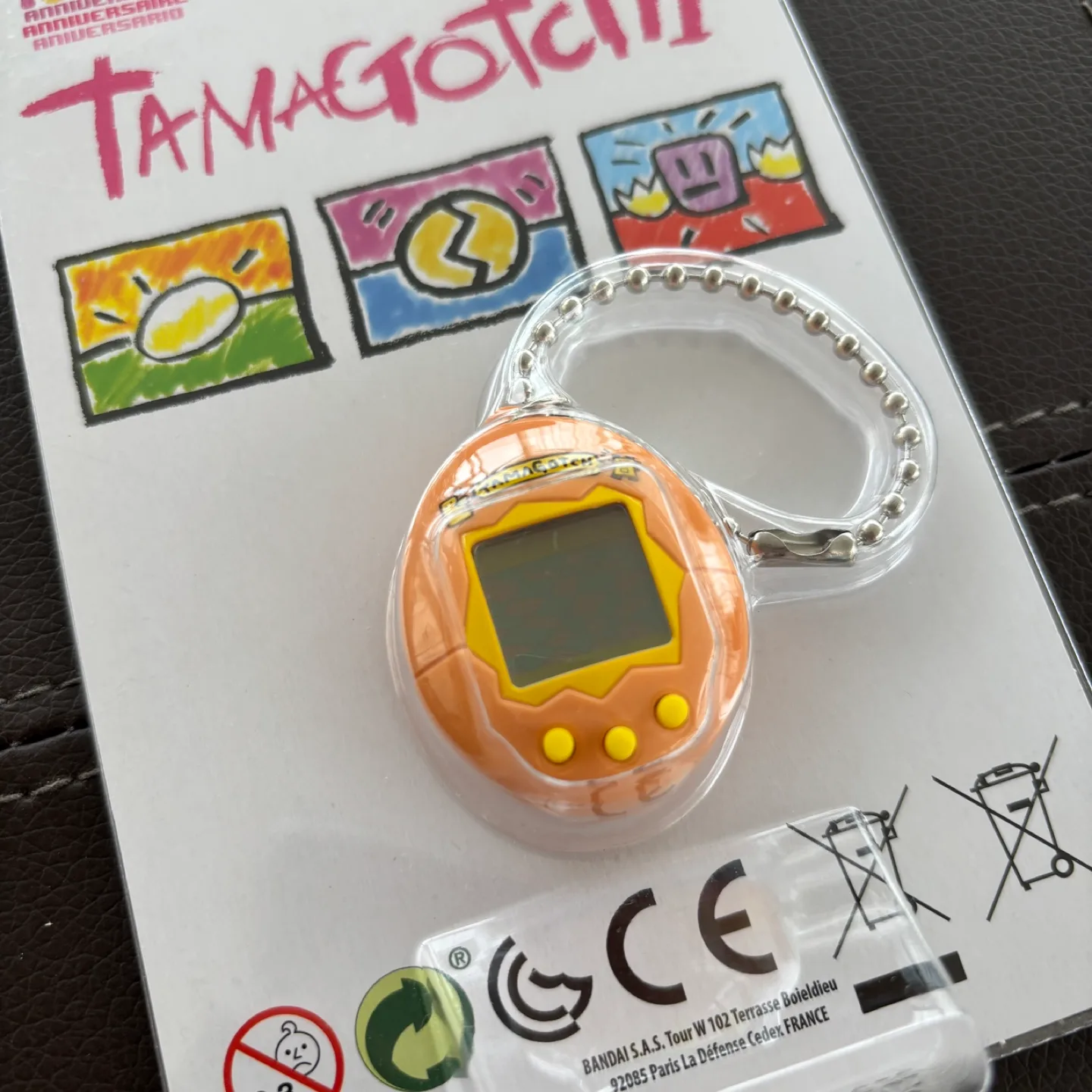 Mini Tamagotchi 20th Anniversary Edition - Orange Virtual Pet thumbnail