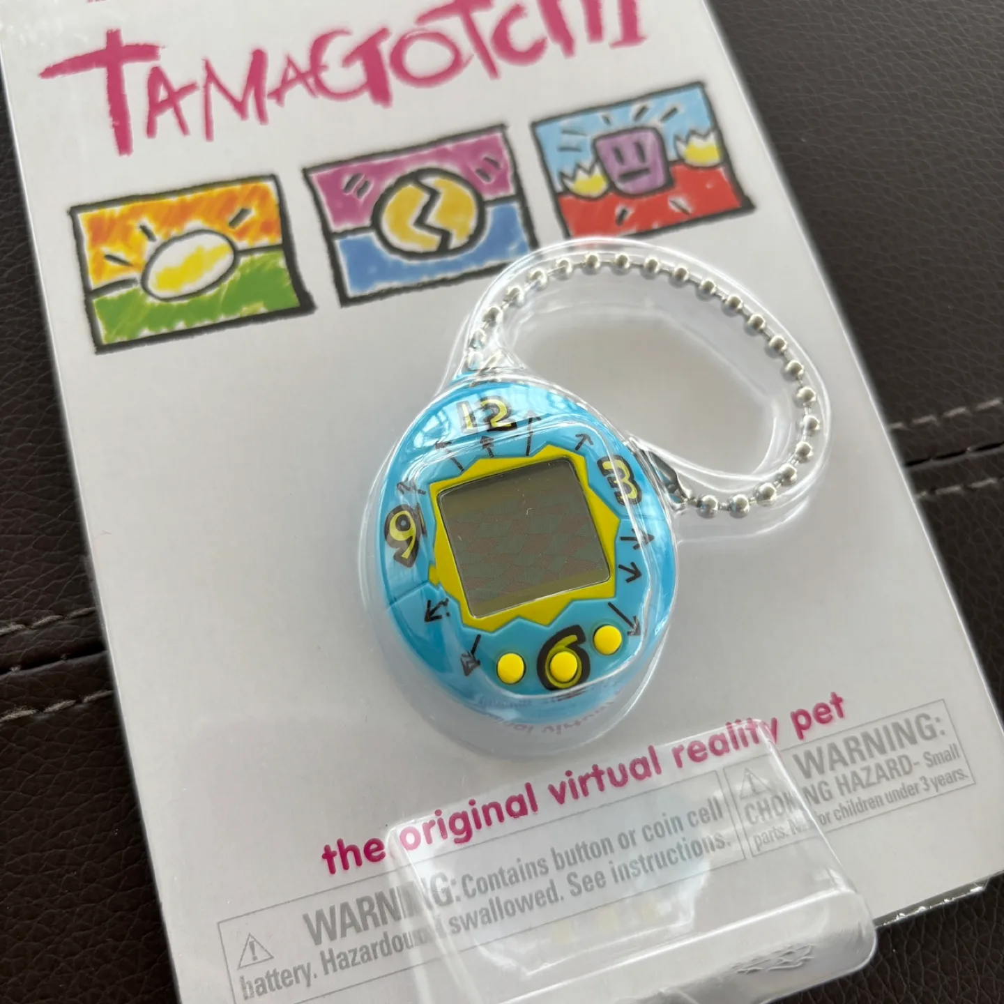 Mini Tamagotchi 20th Anniversary Edition - Blue Clock Design thumbnail