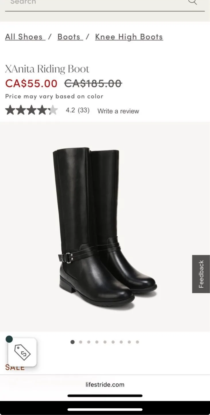 BNIB LifeStride Boots US7.5 thumbnail