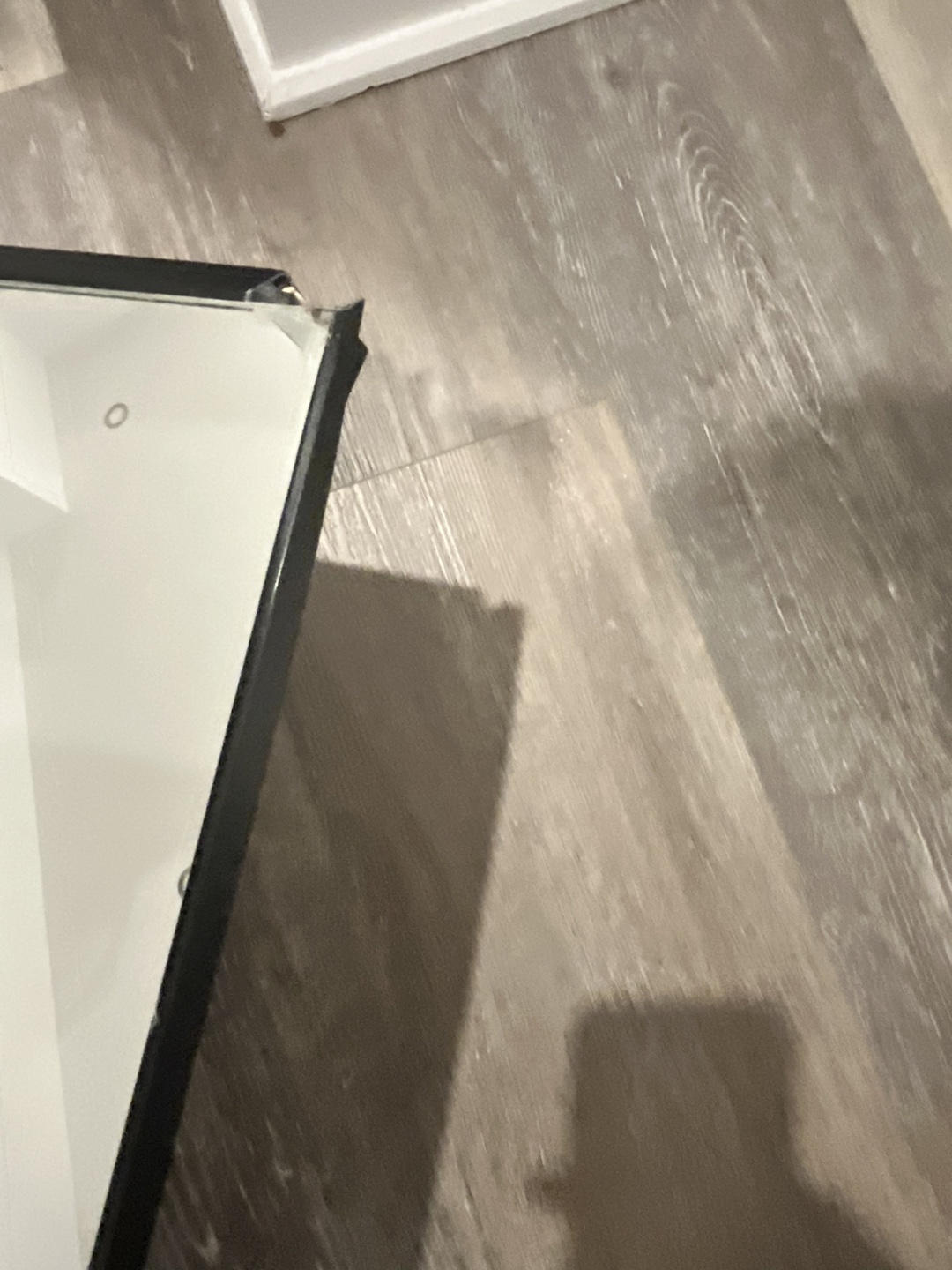 Arch Floor Mirror with Black Frame - photo 3
