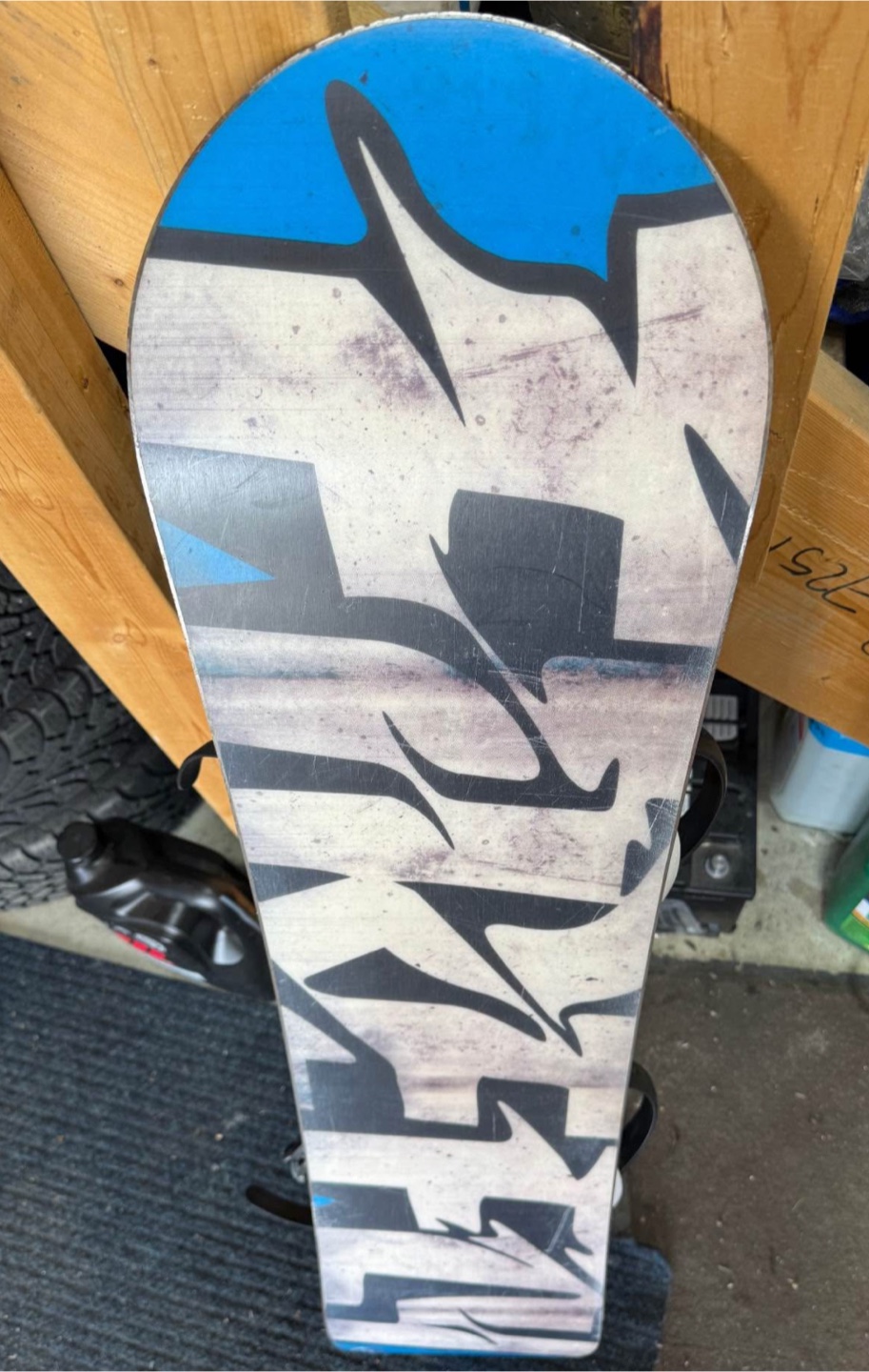 Used snowboard