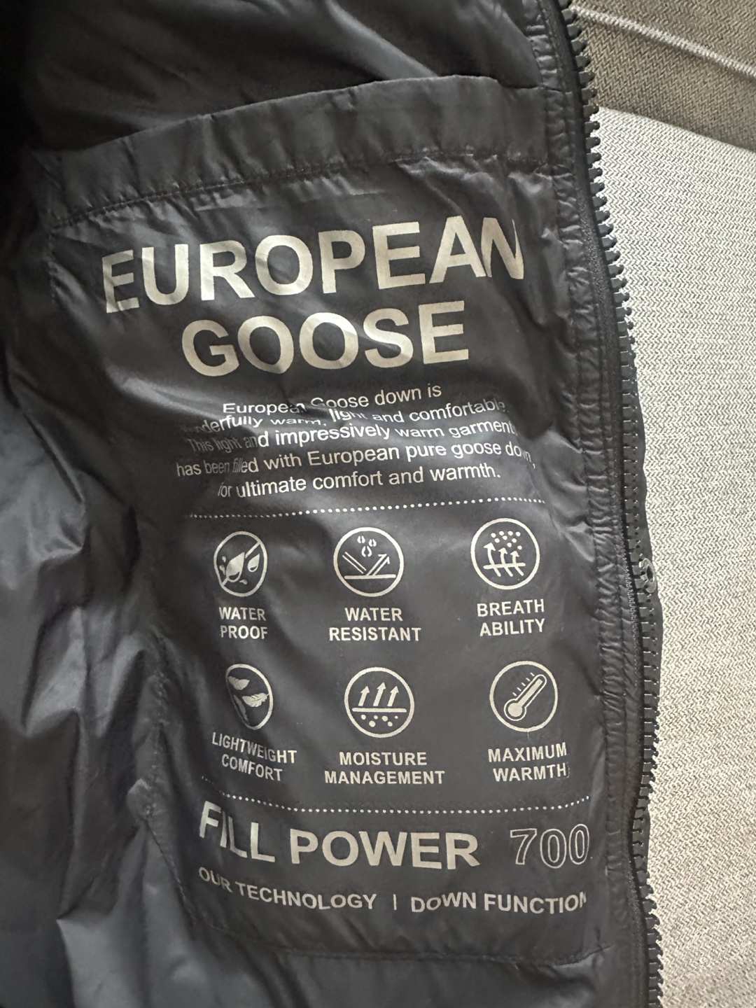 European Goose Down Puffer Jacket - photo 2